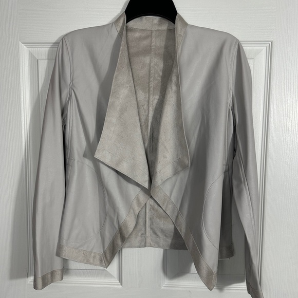 NEW with tags. BB Dakota Arianna faux leather jacket, open front, sz. XS - Picture 1 of 11